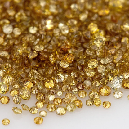 Fancy Brownish Yellow Coffee Color | Natural Untreated Diamonds | Round | Melee | Accents | Coffee Color Diamonds