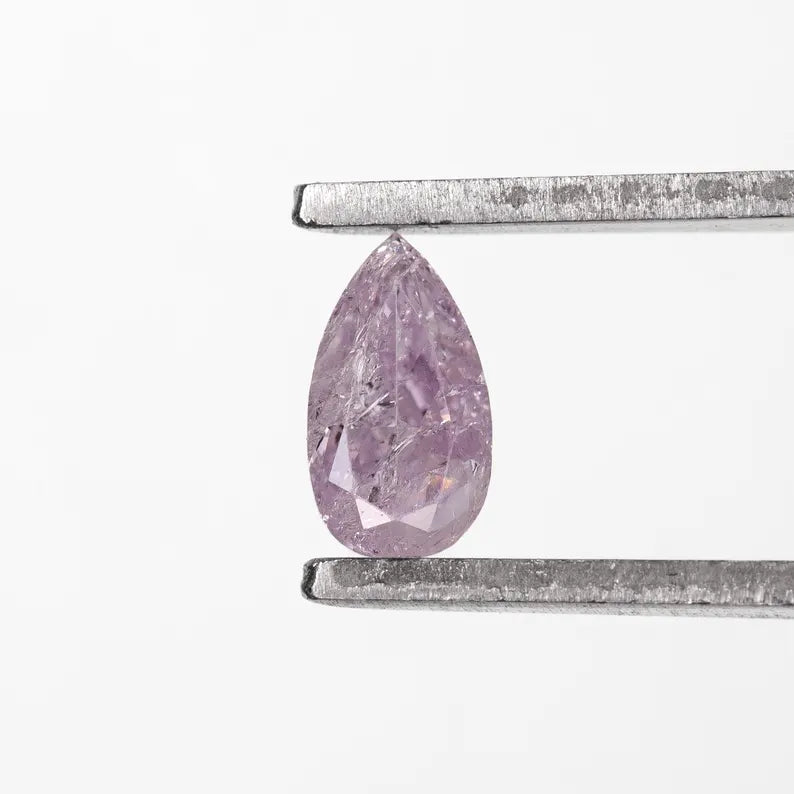 0.18ct Fancy Vivid Pink Untreated Loose Natural Pink Diamond Cushion I3
