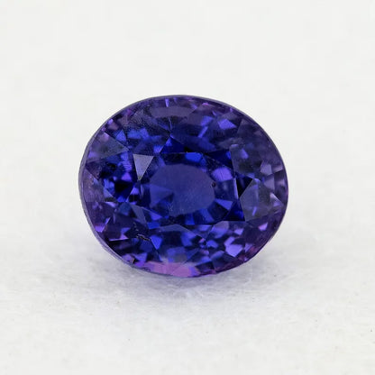 UNHEATED GRS Certified 2.00 ct. RARE Natural Violet Sapphire Oval Ceylon