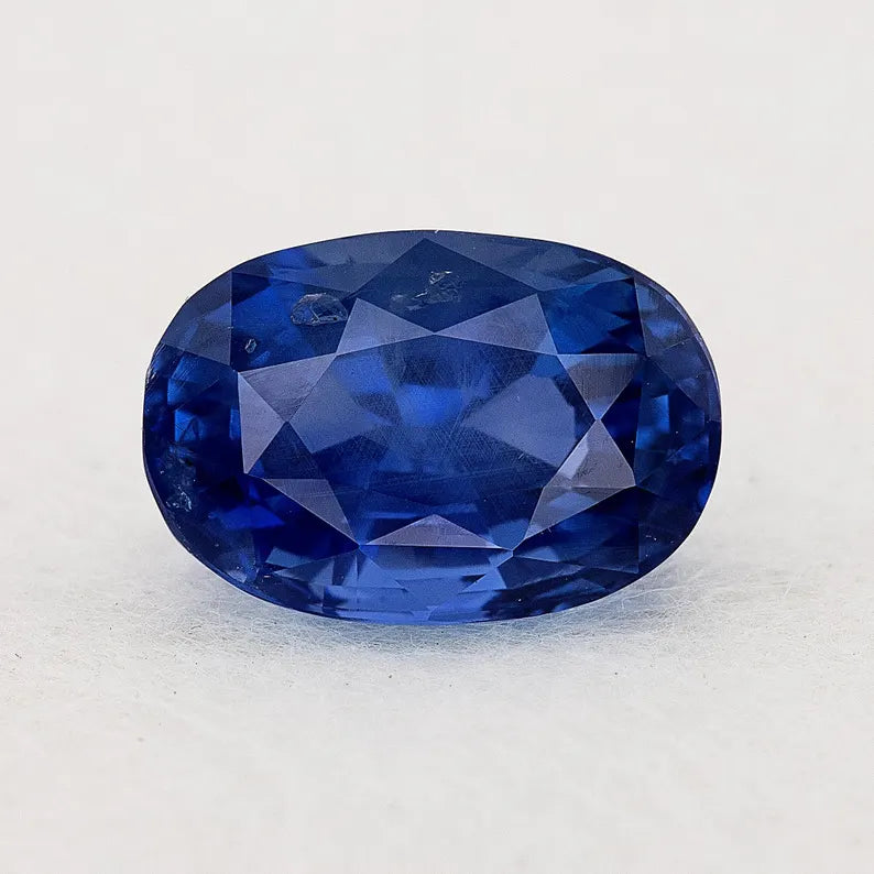 UNHEATED GRS Certified 5.67 ct. Natural Blue Sapphire Oval Ceylon Sri Lanka