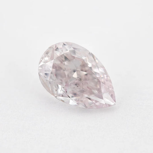 GIA Certified 0.65 Ct Untreated Light Pink Natural Diamond Pear Solitaire|Custom Jewelry|Certificate|natural color|rare