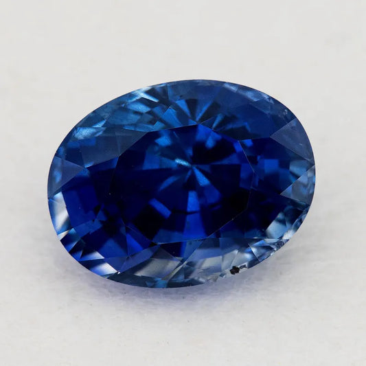 GRS Certified 7.19 ct. Natural Blue Sapphire Oval Ceylon Sri Lanka Heat Only