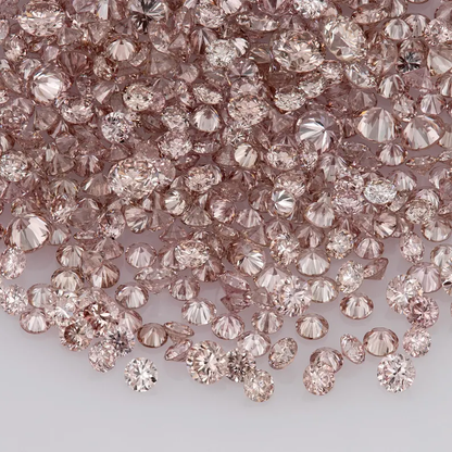 Deluxe Pink Diamonds 0.25ct 0.8mm to 2.2mm mix scoop Argyle Pink Diamond Untreated Natural Pink Diamonds Round|Melee|accents|Argyle