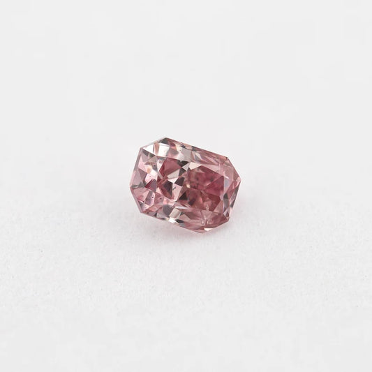 GIA Certified 0.14 Ct. Untreated Fancy Intense Pink Natural Diamond Radiant Solitaire |Custom Jewelry|Certificate|natural color|rare