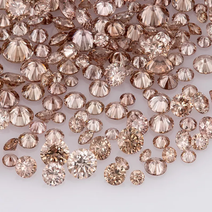 Argyle Pink Diamonds 0.25ct 0.8mm to 2.2mm mix scoop Chocolate Argyle Pink Diamond Untreated Natural Pink Diamond Round|Melee|accents|Argyle