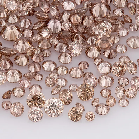 Argyle Pink Diamonds 0.25ct 0.8mm to 2.2mm mix scoop Chocolate Argyle Pink Diamond Untreated Natural Pink Diamond Round|Melee|accents|Argyle