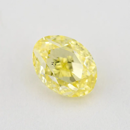 GIA Certified 1.01ct. Fancy Intense Yellow Loose Natural Diamond Oval SI1 Untreated|Certificate|Genuine|Yellow Diamond