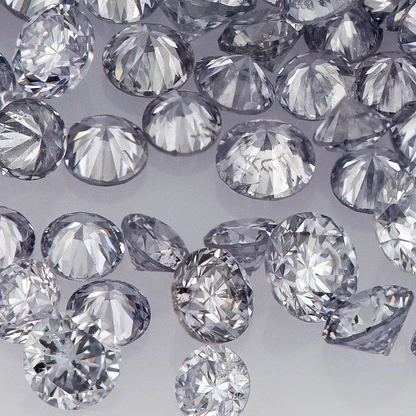 Fancy Vivid Blue Violet BL2/3 | Argyle Blue Diamonds | Select | Deluxe Australian | Untreated Natural | Round Melee Accents
