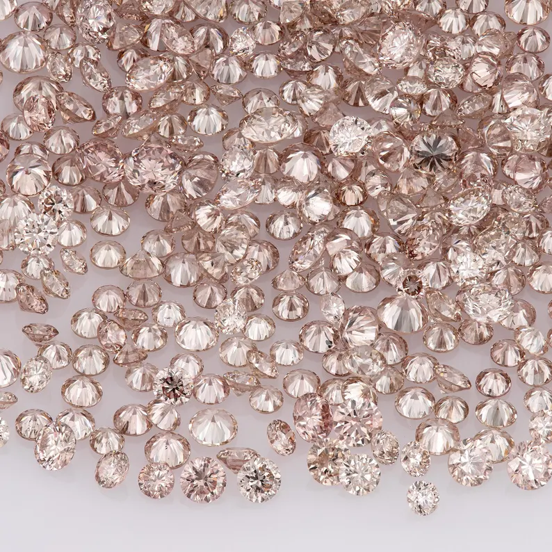 Argyle Pink Diamonds 0.25ct 0.8mm to 2.2mm mix scoop Dark Argyle Pink Diamond Untreated Natural Pink Diamonds Round|Melee|accents|Argyle