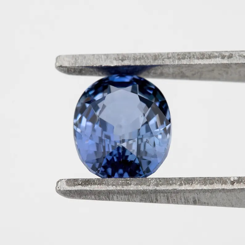 Blue | Natural Sapphire | Oval Cut | 0.99ct | Ceylon Origin | Heated Gemstone | Loose Sapphire | Gemstone for Ring | Jewelry Making Supply