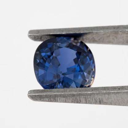 Bicolor – Blue & White | Natural Sapphire | Oval Cut | 1.53ct | Loose Untreated Gemstone | Bi-Color Sapphire | Unique Gemstone for Jewelry