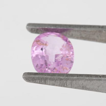 Light Pink with Lavender Tones | 1.09ct Natural Sapphire Oval Cut | Loose Gemstone 7.2x5mm | Ideal for Ring or Pendant | FancyGemGuy