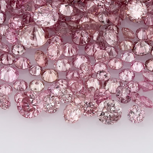 Argyle Pink Diamonds 0.25ct 0.8m to 1.8mm mix scoop Dark Vivid Pink Diamonds Untreated Natural Pink Diamond Round|Melee|accents|Argyle