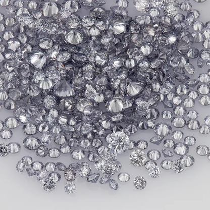 Fancy Vivid Blue Violet BL2/3 | Argyle Blue Diamonds | Select | Deluxe Australian | Untreated Natural | Round Melee Accents