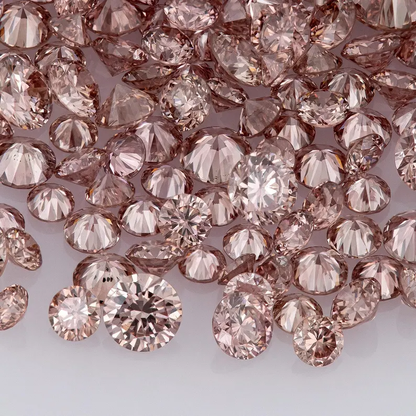 Deluxe Pink Diamonds 0.25ct 0.8mm to 2.2mm mix scoop Argyle Pink Diamond Untreated Natural Pink Diamonds Round|Melee|accents|Argyle