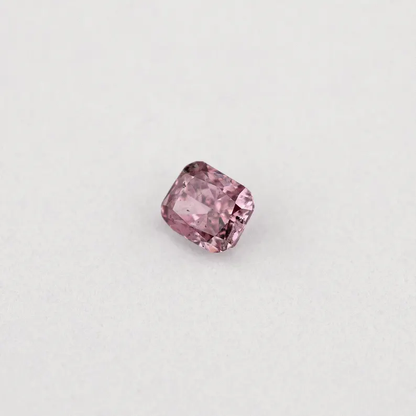 GIA Certified 0.06ct Fancy Intense Purplish Pink Natural Argyle Pink Diamond Cushion Brilliant