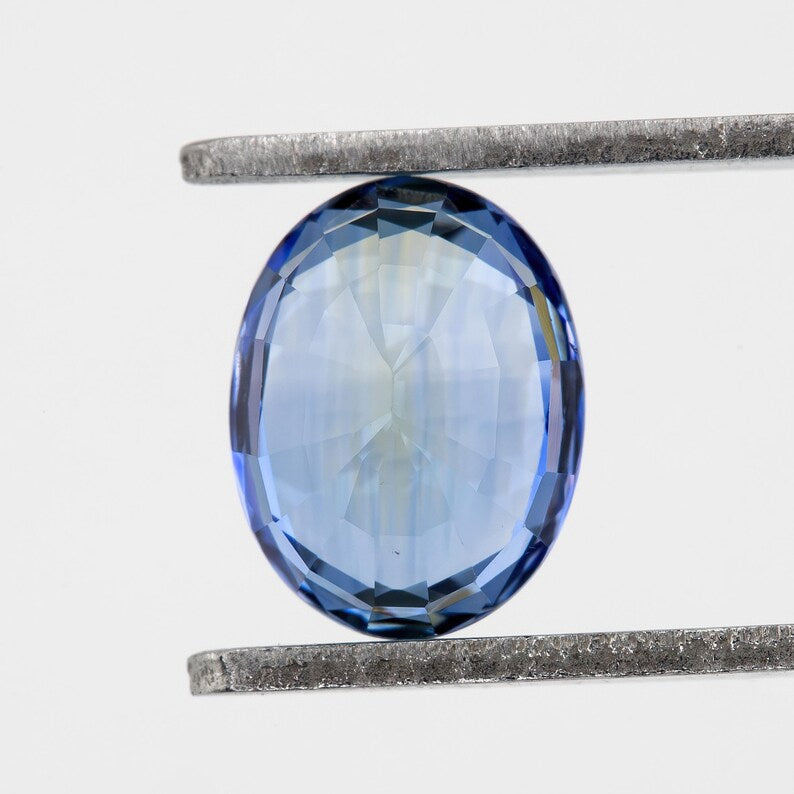 Bicolor – Blue / Yellow | Natural Sapphire | Oval Cut | 1.40ct | Ceylon Origin | Heated Gemstone | Bi-Color Sapphire | Loose Gemstone for Jewelry