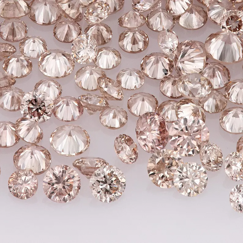 Argyle Pink Diamonds 0.25ct 0.8mm to 2.2mm mix scoop Dark Argyle Pink Diamond Untreated Natural Pink Diamonds Round|Melee|accents|Argyle