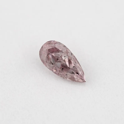 GIA Certified 0.20ct Fancy Light Pink Natural Argyle Pink Diamond Pear Brilliant SI2