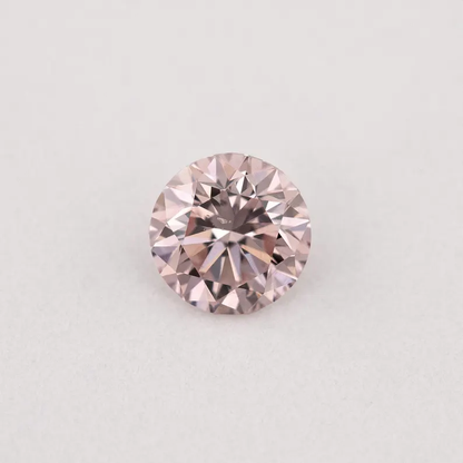 Argyle Certified 0.27ct 7PR Fancy Pink Natural Argyle Pink Diamond Round Brilliant