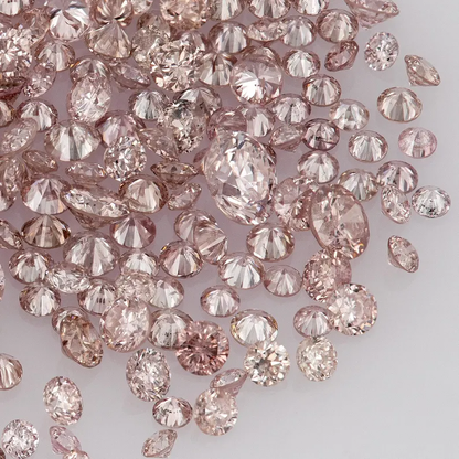 Argyle Pink Diamonds 0.25ct 0.8mm to .8mm mix scoop Dark Pink Diamonds Untreated Natural Pink Diamond Round|Melee|accents|Argyle
