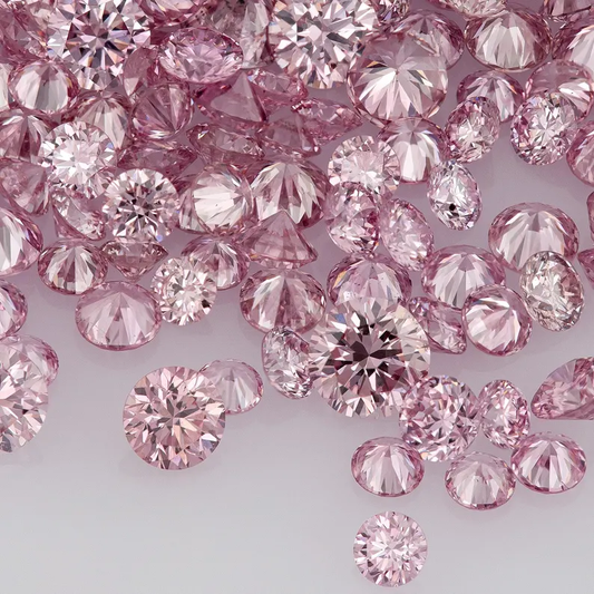 Argyle Pink Diamonds 0.25ct 0.8mm to 2.2mm mix scoop Deluxe Vivid Pink Diamonds Untreated Natural Pink Diamond Round|Melee|accents|Argyle