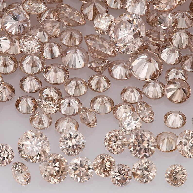 Argyle Pink Diamonds 0.25ct 0.8mm to 2.2mm mix scoop Dark Argyle Pink Diamond Untreated Natural Pink Diamonds Round|Melee|accents|Argyle