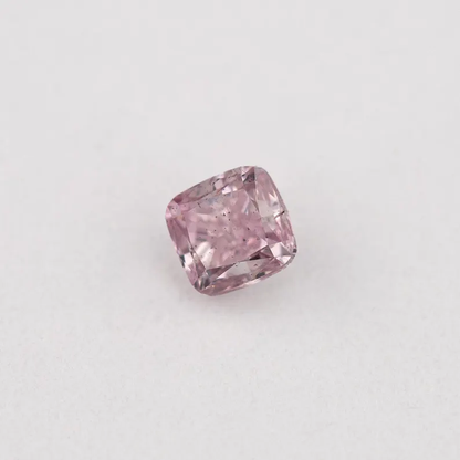 GIA Certified 0.19ct Fancy Pink Natural Argyle Pink Diamond Cushion Brilliant SI2