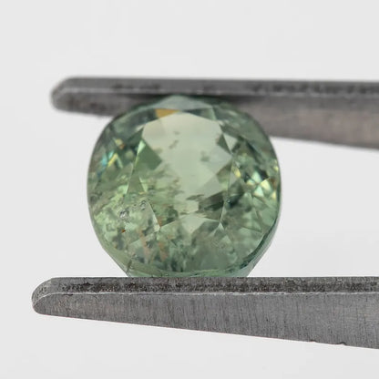 Mint Green Sapphire 2.19ct | Oval Cut Untreated Natural Gemstone | African Origin | For Custom Ring or Pendant Jewelry