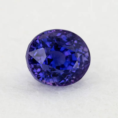 UNHEATED GRS Certified 2.00 ct. RARE Natural Violet Sapphire Oval Ceylon