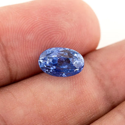 3.59 ct. Natural Blue Sapphire Oval Ceylon Sri Lanka Heated