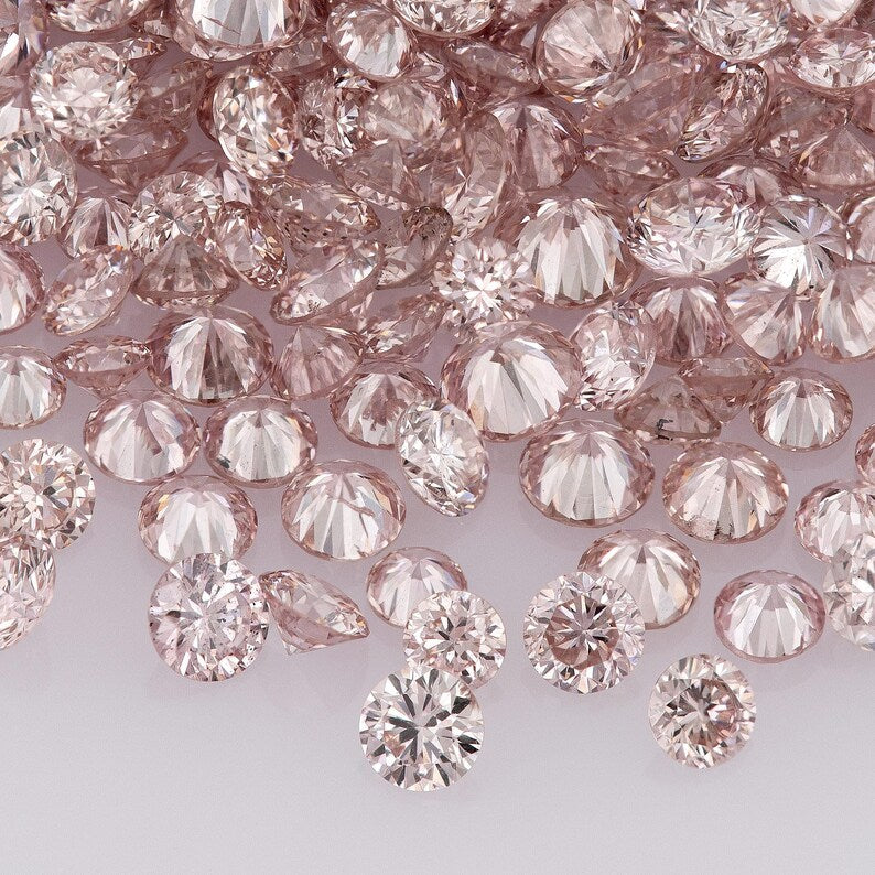 Argyle Pink Diamonds 0.25ct 0.8mm to 2.2mm mix scoop Argyle Pink Diamond Untreated Natural Pink Diamonds Round|Melee|accents|Argyle