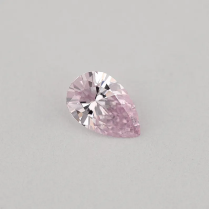 Argyle Certified 0.16ct 7PP Fancy Purple Pink Natural Argyle Pink Diamond Pear Brilliant