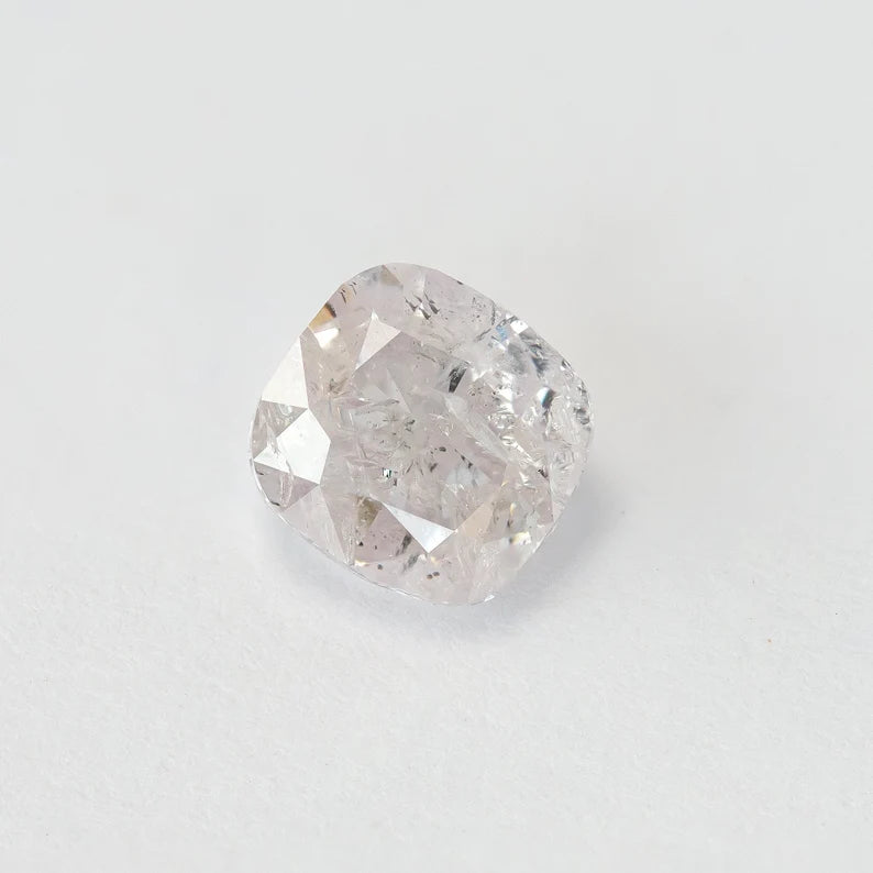 1.02ct Untreated Light Pink Natural Diamond Cushion 5.6x5.3mm Solitaire Carat Up|mined|Real|Custom Jewelry|Jewelry Maker|Rare|earthmined