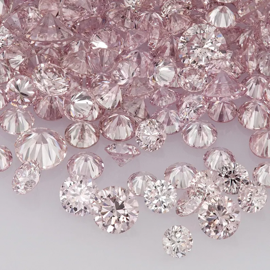 Argyle Pink Diamonds 0.25ct 0.8mm to 2.2mm mix scoop Argyle Pink Diamonds Untreated Natural Pink Diamond Round|Melee|accents|Argyle