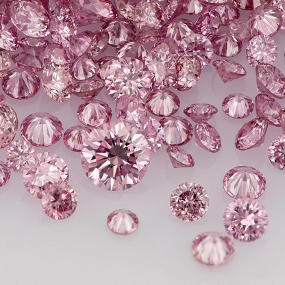 Argyle Pink Diamonds 0.25ct 0.8mm to 2.2mm mix scoop Extra Vivid Pink Diamonds Untreated Natural Pink Diamond Round|Melee|accents|Argyle