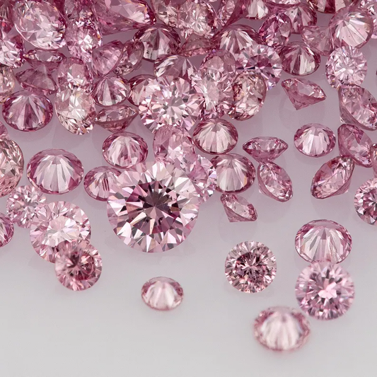 Argyle Pink Diamonds 0.25ct 0.8mm to 2.2mm mix scoop Extra Vivid Pink Diamonds Untreated Natural Pink Diamond Round|Melee|accents|Argyle