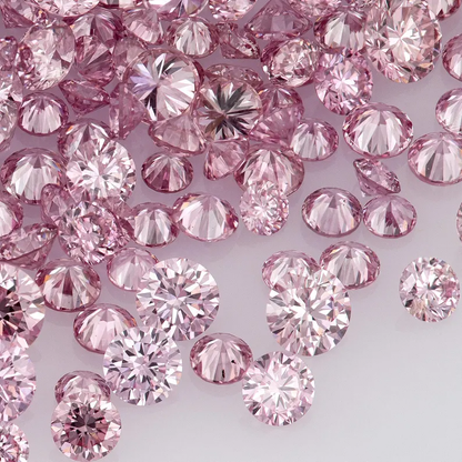 Argyle Pink Diamonds 0.25ct 0.8mm to 2.2mm mix scoop Extra Vivid Pink Diamonds Untreated Natural Pink Diamond Round|Melee|accents|Argyle