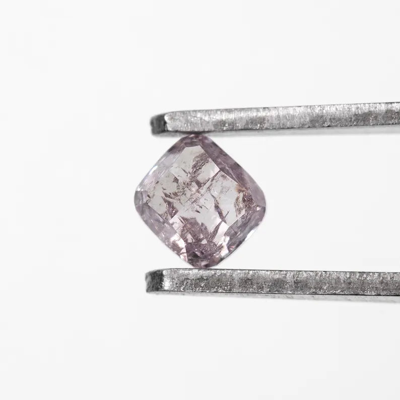 0.28ct Fancy Vivid Pink Untreated Loose Natural Pink Diamond Cushion I3
