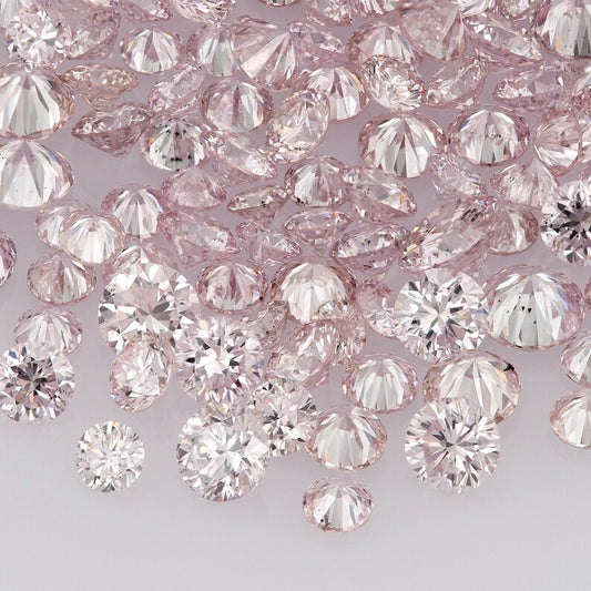 Argyle Pink Diamonds 0.25ct 0.8mm to 2.2mm mix scoop Argyle Pink Diamonds Untreated Natural Pink Diamond Round|Melee|accents|Argyle