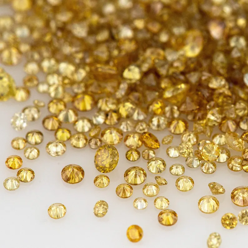 Fancy Brownish Yellow Coffee Color | Natural Untreated Diamonds | Round | Melee | Accents | Coffee Color Diamonds