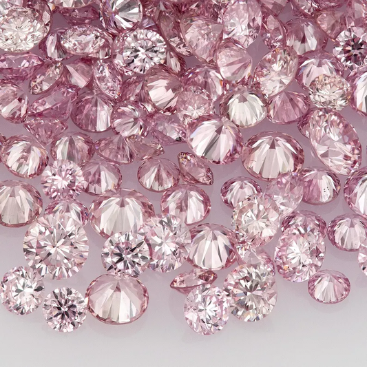 Argyle Pink Diamonds 0.25ct 0.8mm to 2.2mm mix scoop Deluxe Pink Diamonds Untreated Natural Pink Diamond Round|Melee|accents|Argyle