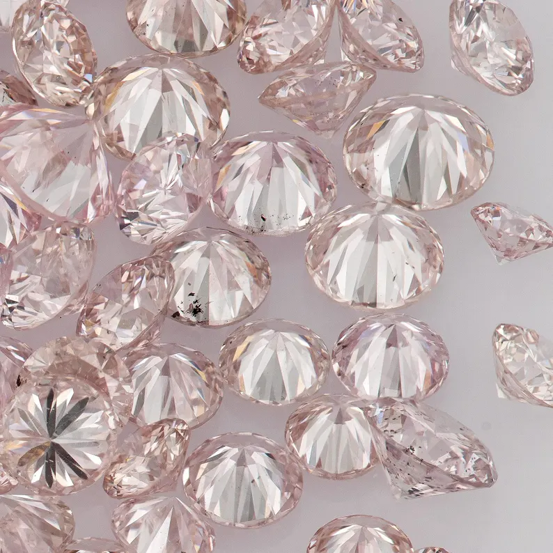 Selection Pink Diamonds 0.25ct 1.8mm to 2.2mm mix scoop Argyle Pink Diamond Untreated Natural Pink Diamonds Round|Melee|accents|Argyle