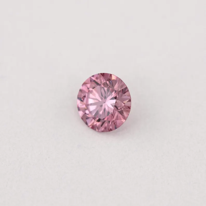 GIA Certified 0.13ct Fancy Intense Purplish Pink Natural Argyle Pink Diamond Round Brilliant VS1