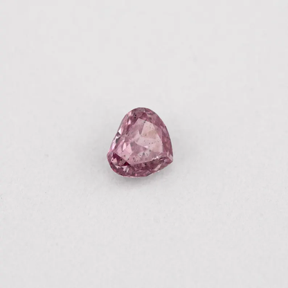 GIA Certified 0.8ct Fancy Intense Purplish Pink Natural Argyle Pink Diamond Heart Brilliant