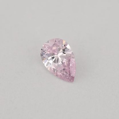 Argyle Certified 0.16ct 7PP Fancy Purple Pink Natural Argyle Pink Diamond Pear Brilliant