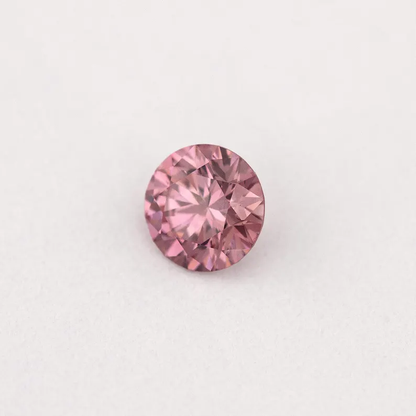 GIA Certified 0.16ct Fancy Intense Purplish Pink Natural Argyle Pink Diamond Round Brilliant VS1
