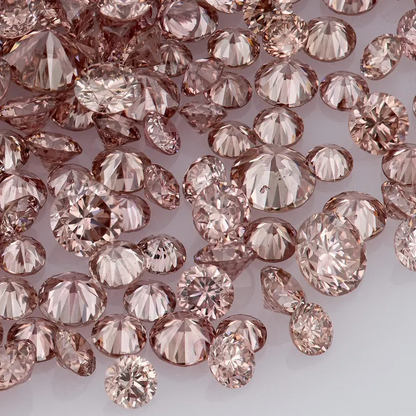 Deluxe Pink Diamonds 0.25ct 0.8mm to 2.2mm mix scoop Argyle Pink Diamond Untreated Natural Pink Diamonds Round|Melee|accents|Argyle