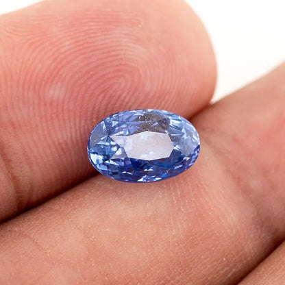 3.59 ct. Natural Blue Sapphire Oval Ceylon Sri Lanka Heated