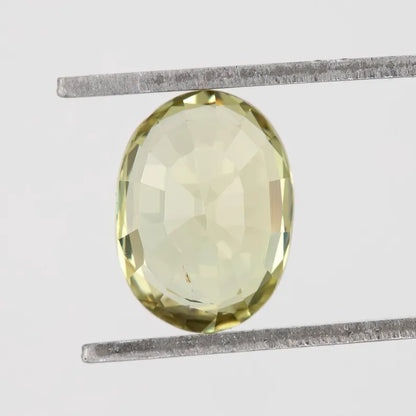 Yellow Natural Sapphire Oval 1.76ct | Untreated Loose Gemstone | Yellow Ceylon Sapphire for Custom Fine Jewelry Design
